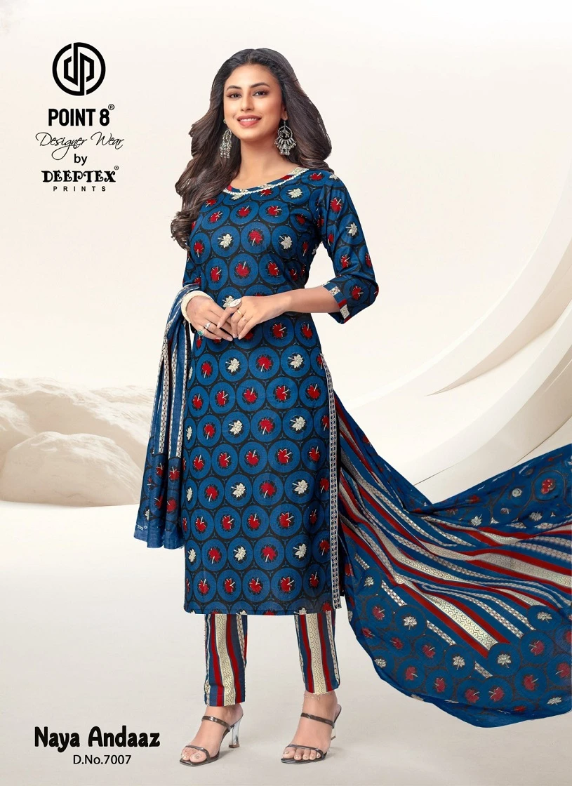 Deeptex Naya Andaz Vol 7 Cotton Wholesale Readymade Salwar Suit Catalog — Wholesale Readymade Suit, Deeptex wholesale from Surat - Gallery Image 7